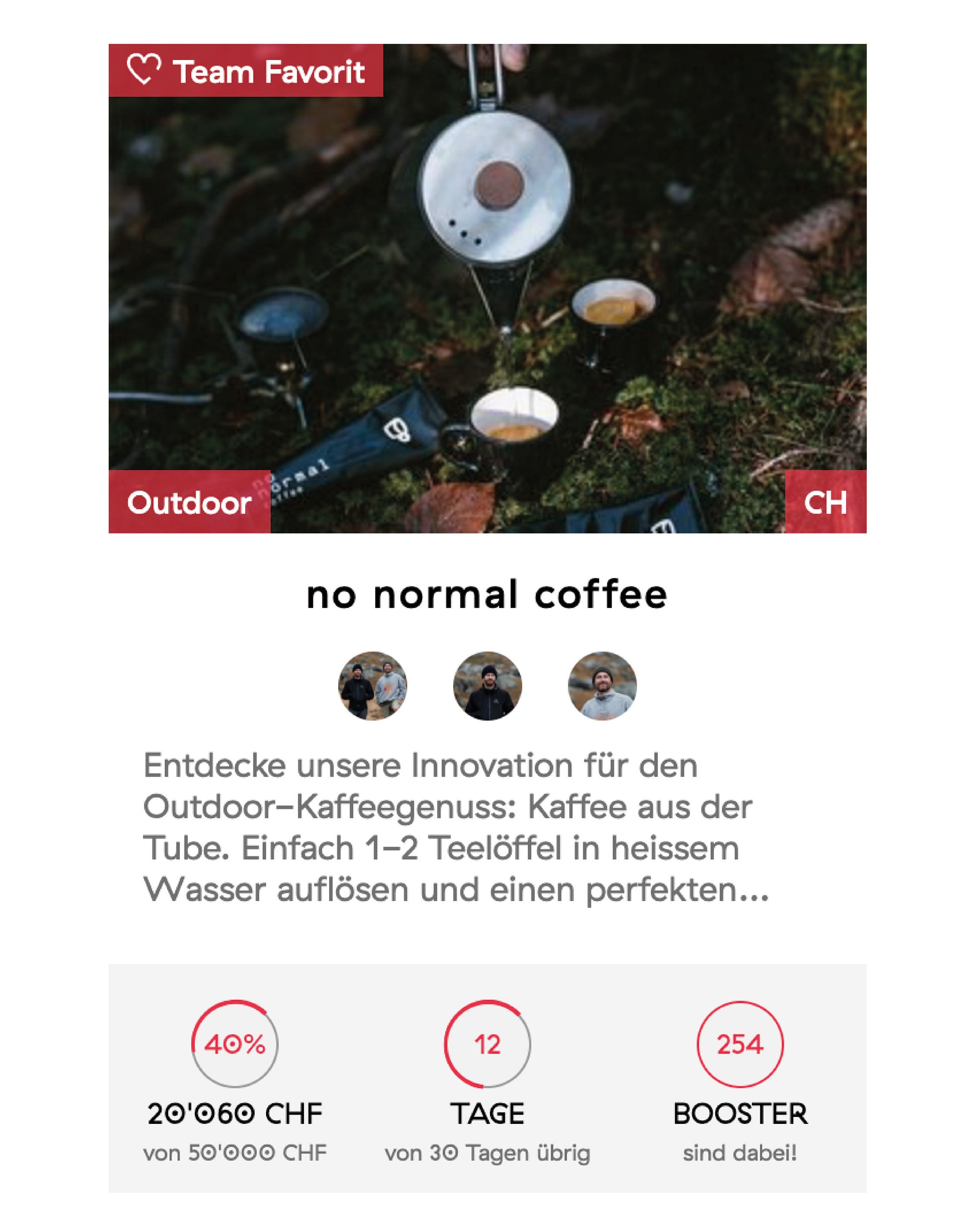 No Normal Coffee live on Crowdify - NoNormal