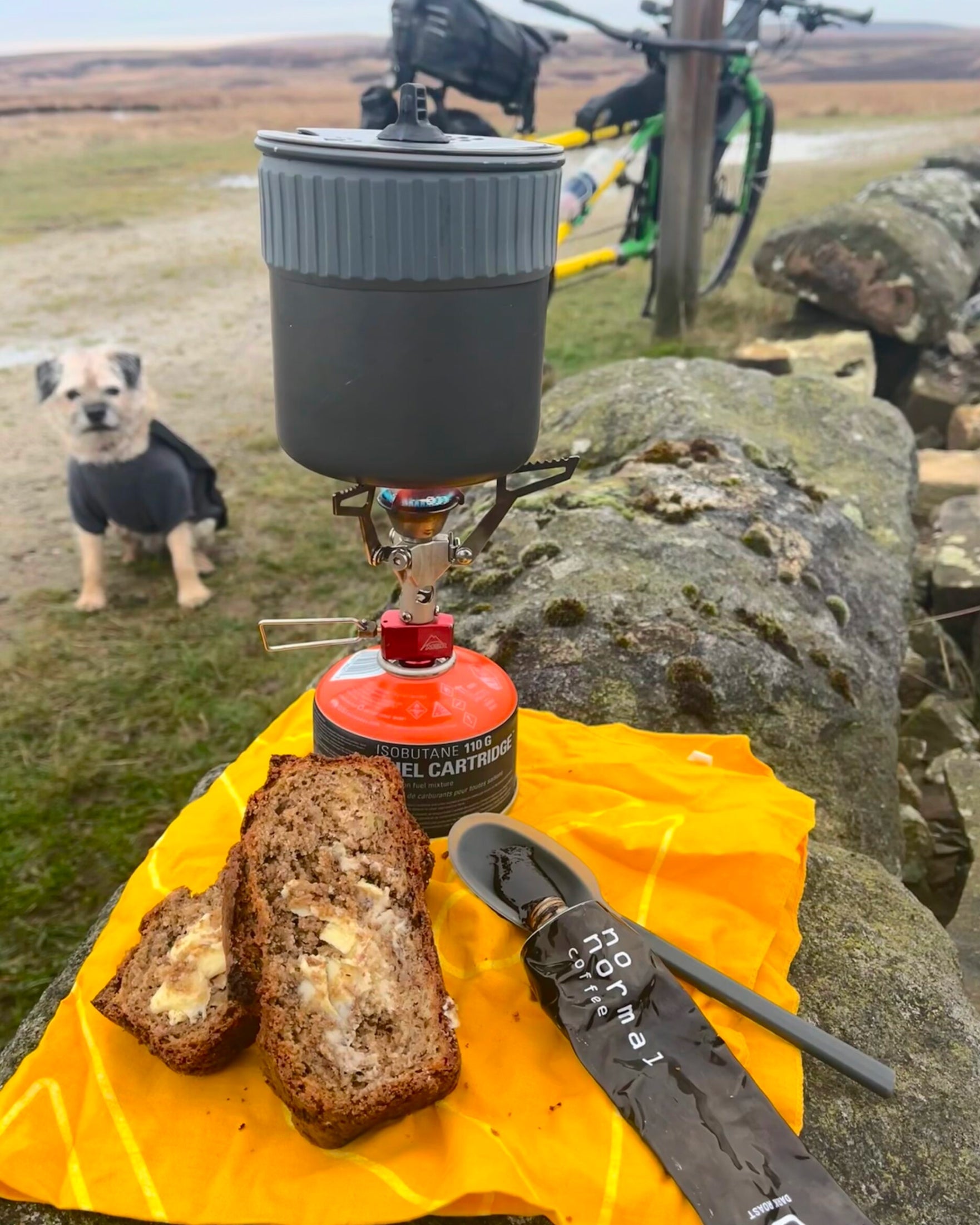 Slices of banana bread