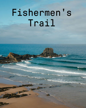 Beach of Portugal along the fishermans trail 